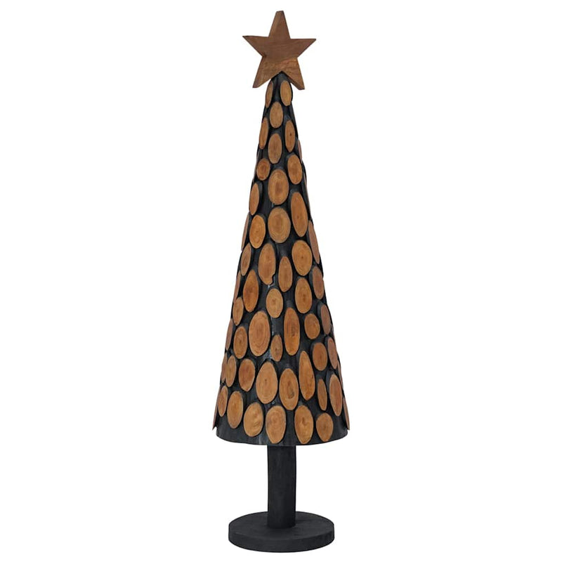 Afbeelding laden in galerijviewer, Vidaxl kerstboom met standaard bruin 120 cm massief teakhout