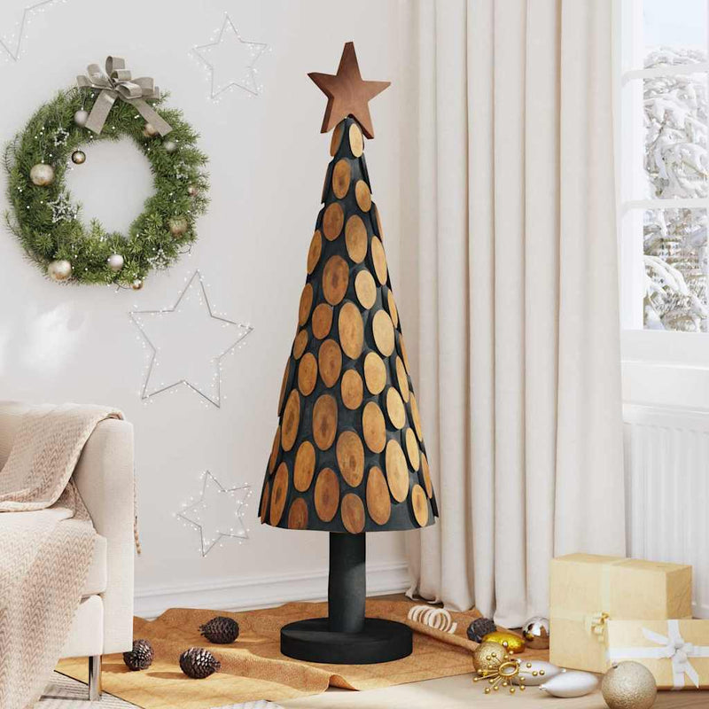Afbeelding laden in galerijviewer, Vidaxl kerstboom met standaard bruin 149 cm massief teakhout