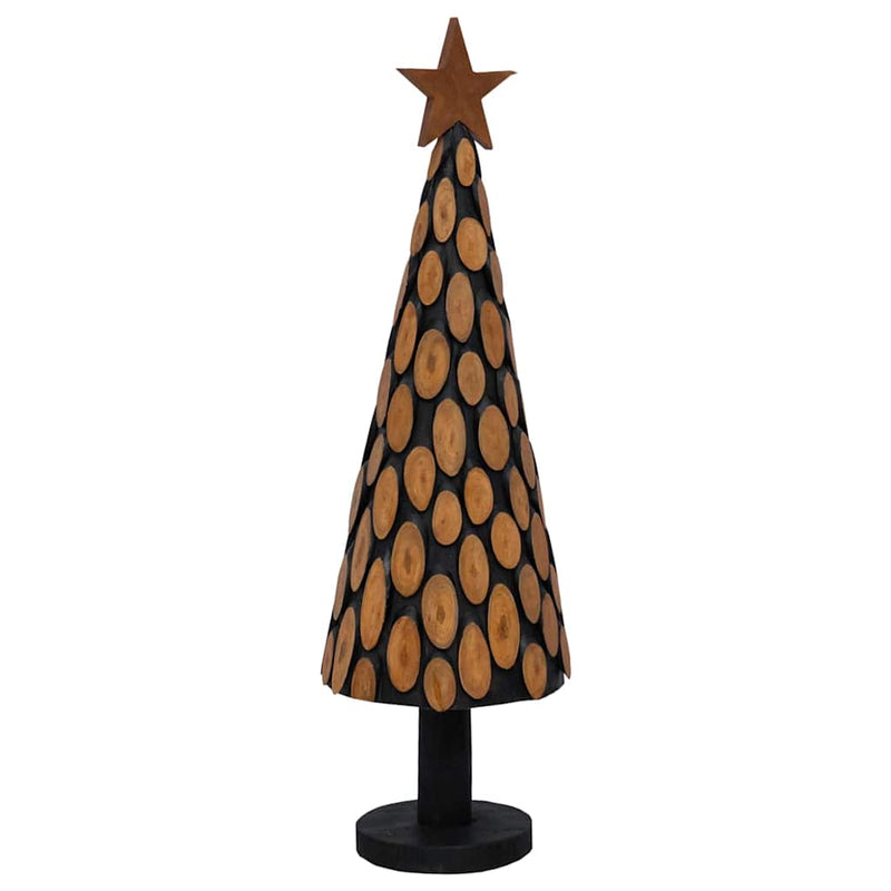 Afbeelding laden in galerijviewer, Vidaxl kerstboom met standaard bruin 149 cm massief teakhout