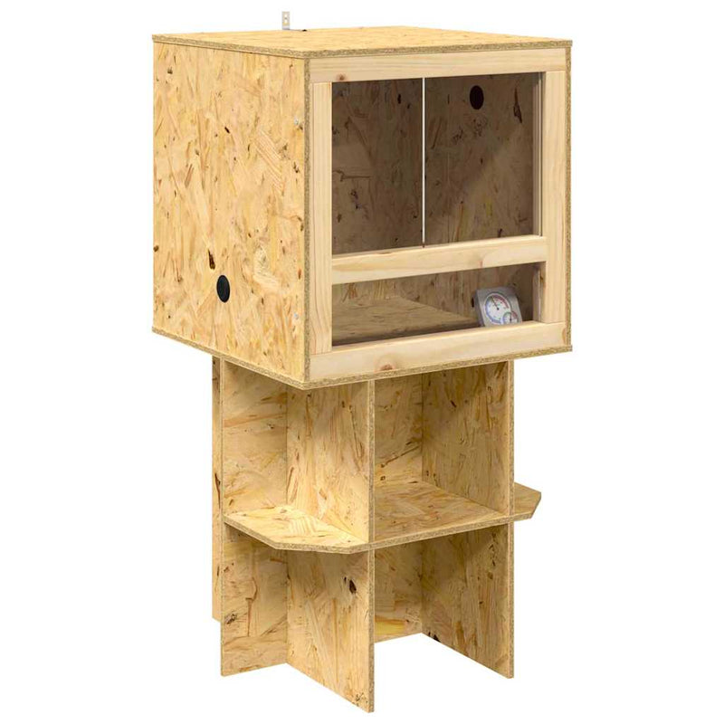 Afbeelding laden in galerijviewer, Vidaxl terrarium bruin 50 x 50 x 100 cm osb