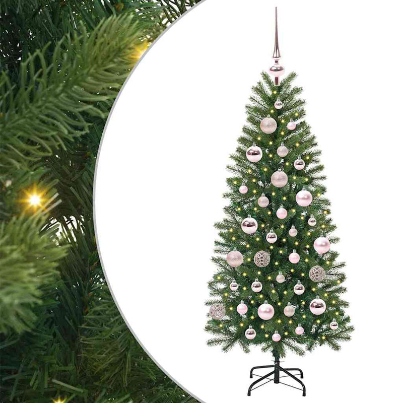 Chargez l'image dans la visionneuse de la galerie, Vidaxl kunstkerstboom met 150 led met standaard groen 120 cm pe en pvc