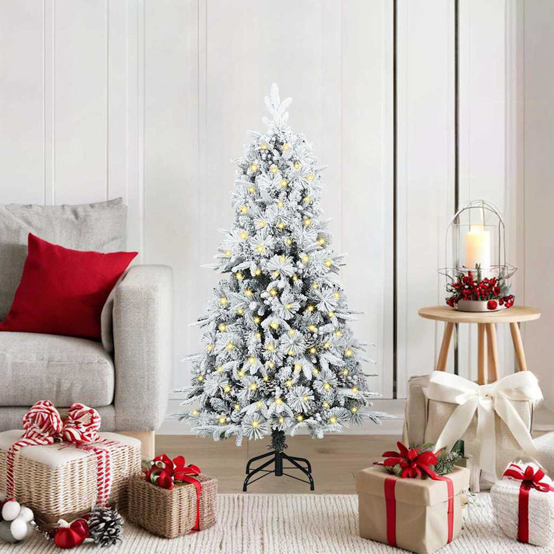 Afbeelding laden in galerijviewer, Vidaxl kunstmatige inklapbare kerstboom groen 120 cm pe en pvc