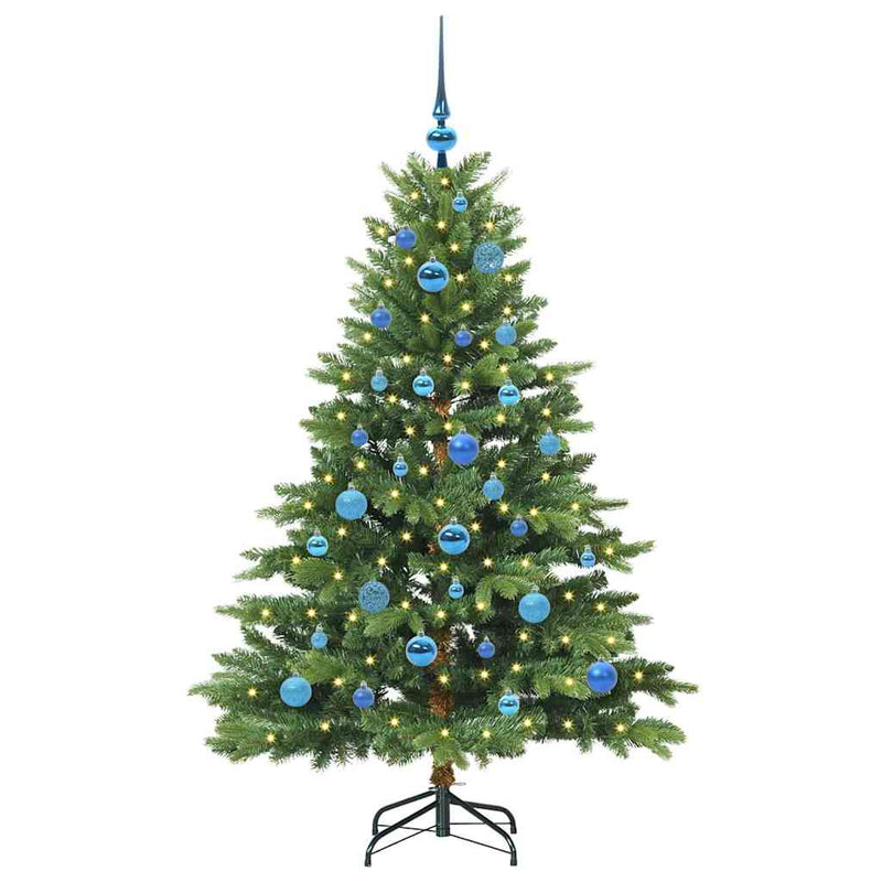 ギャラリービューアに画像をロードする, Vidaxl kunstkerstboom met 150 led met standaard groen 150 cm pe en pvc