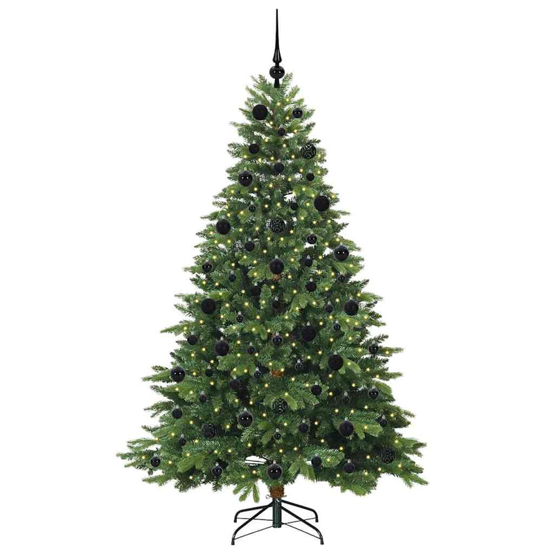 ギャラリービューアに画像をロードする, Vidaxl kunstkerstboom met 300 led met standaard groen 210 cm pe en pvc