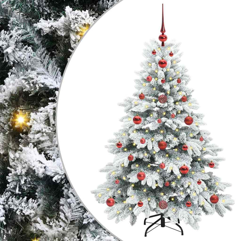 ギャラリービューアに画像をロードする, Vidaxl kunstkerstboom met 150 led met standaard wit 120 cm pe en pvc