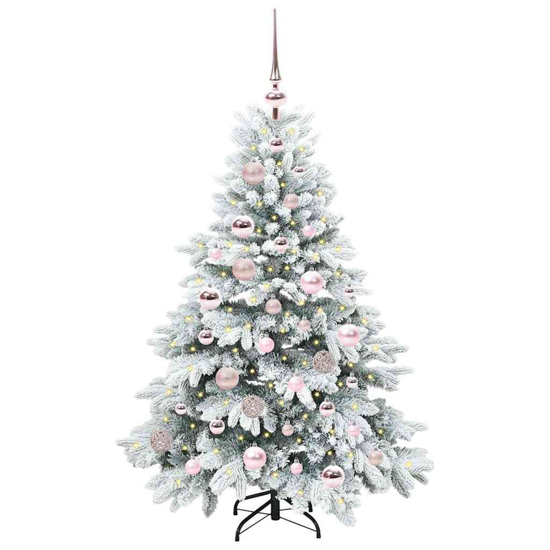 ギャラリービューアに画像をロードする, Vidaxl kunstkerstboom met 150 led met standaard wit 120 cm pe en pvc