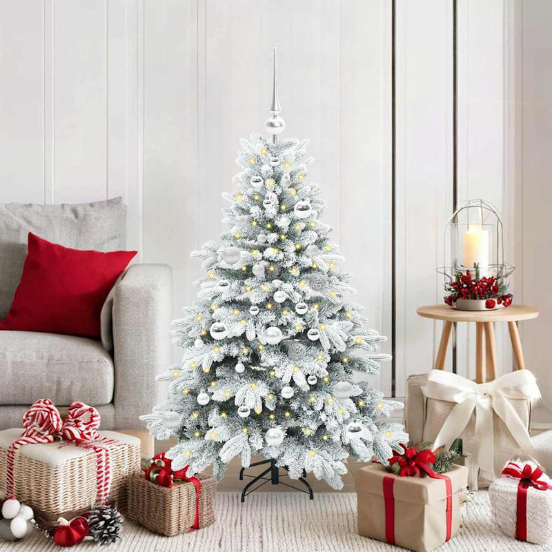 ギャラリービューアに画像をロードする, Vidaxl kunstkerstboom met 150 led met standaard wit 120 cm pe en pvc