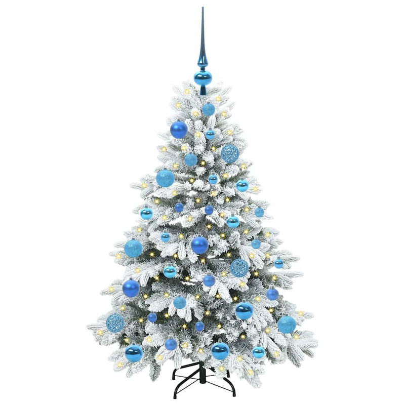 ギャラリービューアに画像をロードする, Vidaxl kunstkerstboom met 150 led met standaard wit 120 cm pe en pvc