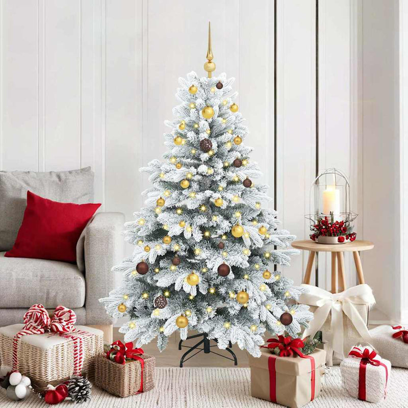 ギャラリービューアに画像をロードする, Vidaxl kunstkerstboom met 150 led met standaard wit 150 cm pe en pvc