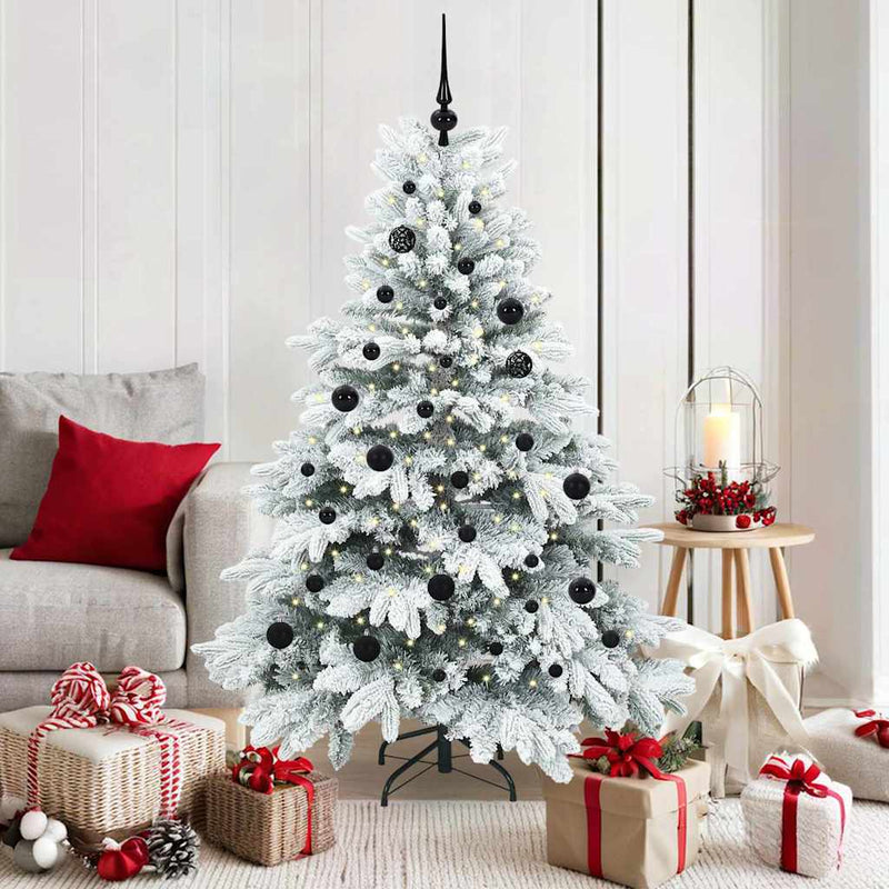 ギャラリービューアに画像をロードする, Vidaxl kunstkerstboom met 150 led met standaard wit 150 cm pe en pvc