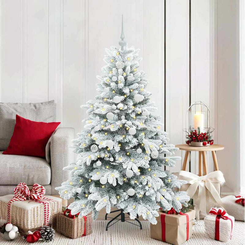 ギャラリービューアに画像をロードする, Vidaxl kunstkerstboom met 150 led met standaard wit 150 cm pe en pvc