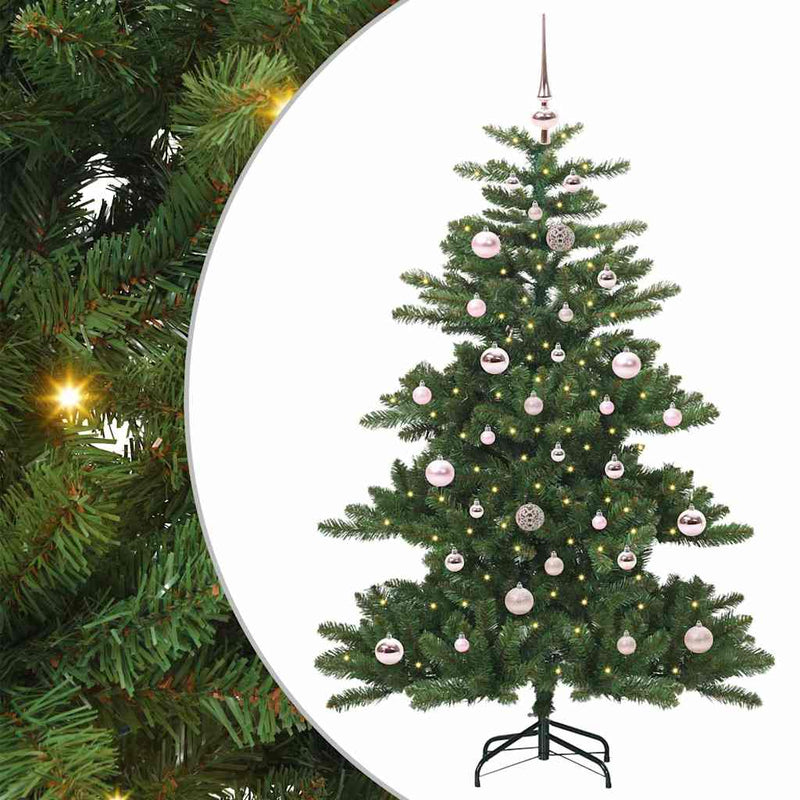 Afbeelding laden in galerijviewer, Vidaxl kunstmatige inklapbare kerstboom groen 150 cm pvc en staal