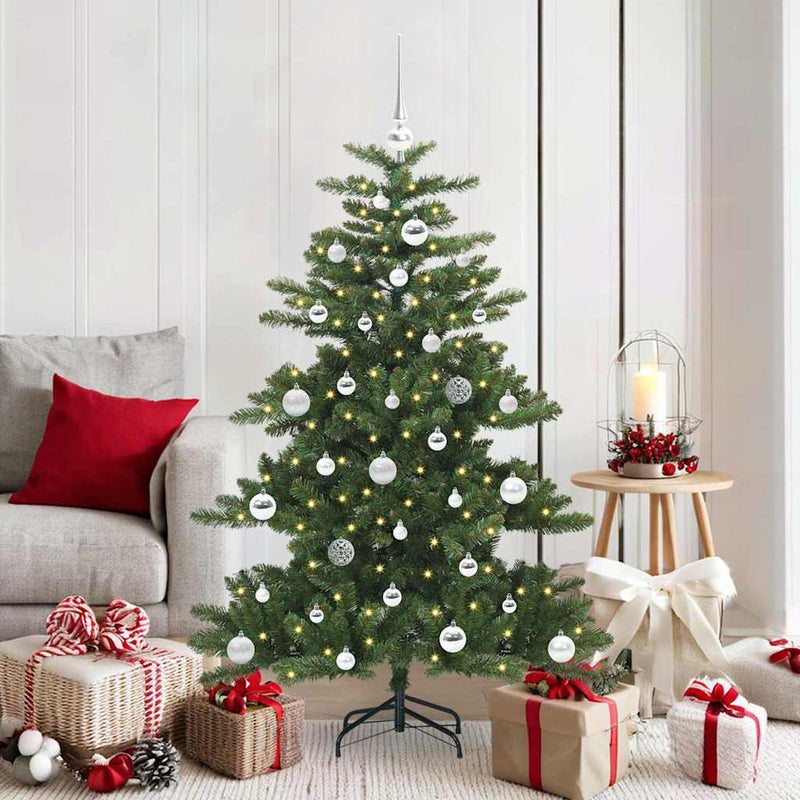 ギャラリービューアに画像をロードする, Vidaxl kunstmatige inklapbare kerstboom groen 150 cm pvc en staal