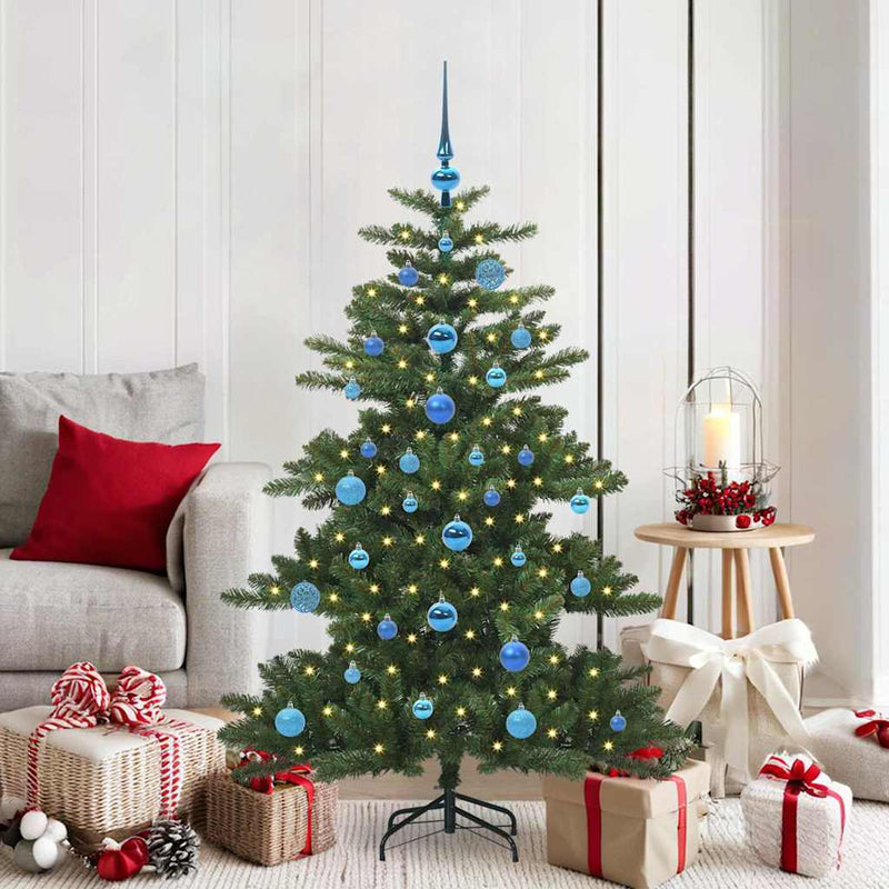 Afbeelding laden in galerijviewer, Vidaxl kunstmatige inklapbare kerstboom groen 150 cm pvc en staal