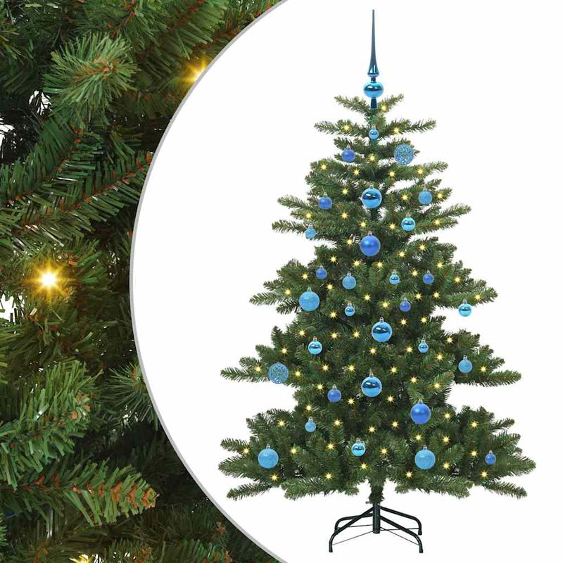 Afbeelding laden in galerijviewer, Vidaxl kunstmatige inklapbare kerstboom groen 150 cm pvc en staal