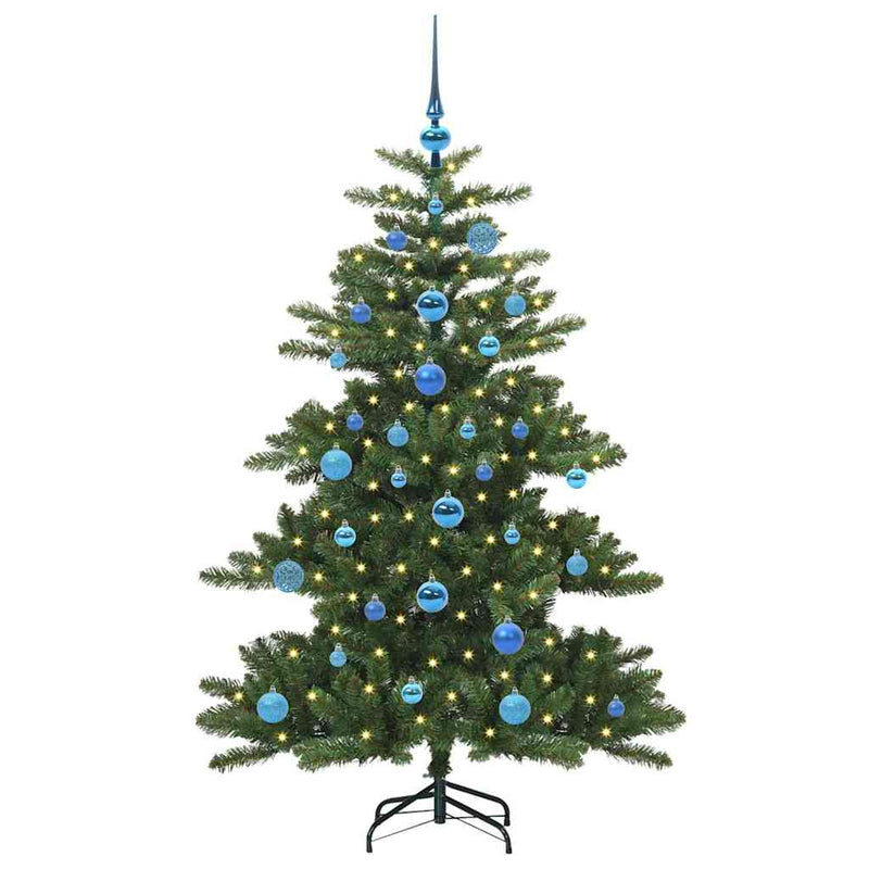 Afbeelding laden in galerijviewer, Vidaxl kunstmatige inklapbare kerstboom groen 150 cm pvc en staal