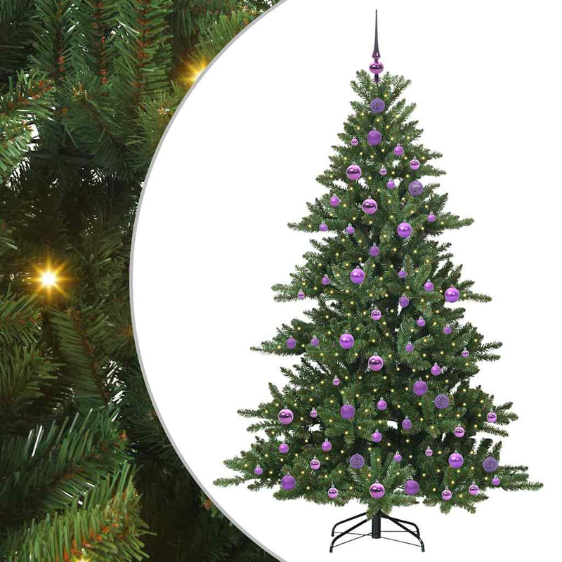 Afbeelding laden in galerijviewer, Vidaxl kunstmatige inklapbare kerstboom groen 180 cm pvc en staal