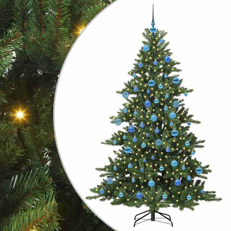 Chargez l'image dans la visionneuse de la galerie, Vidaxl kunstmatige inklapbare kerstboom groen 180 cm pvc en staal