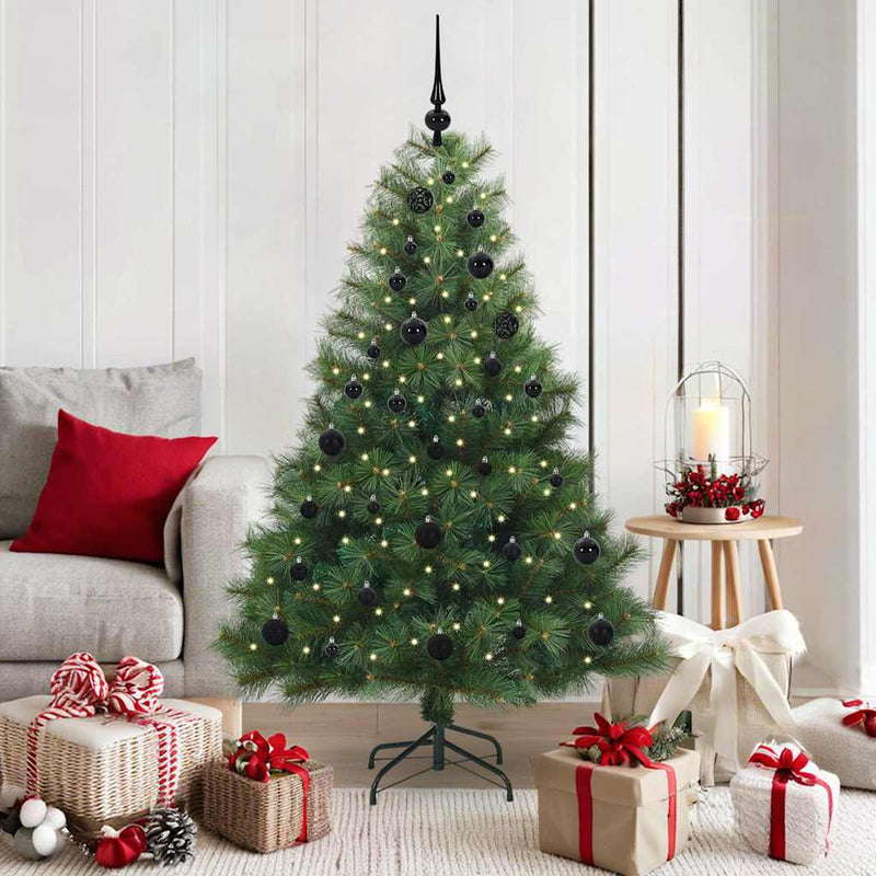 ギャラリービューアに画像をロードする, Vidaxl kunstkerstboom met 150 led met standaard groen 150 cm pe en pvc