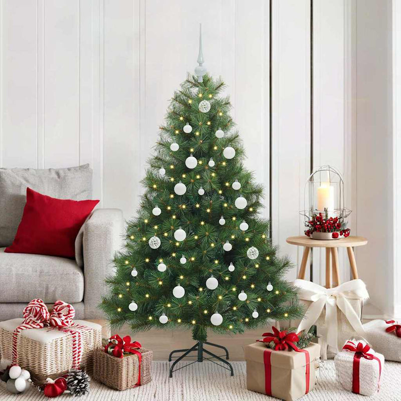 ギャラリービューアに画像をロードする, Vidaxl kunstkerstboom met 150 led met standaard groen 150 cm pe en pvc