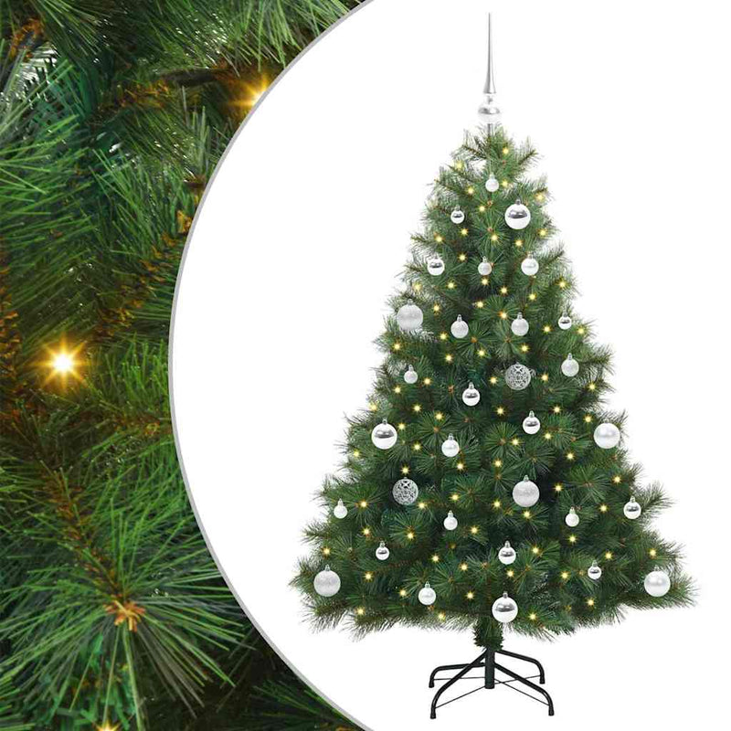 ギャラリービューアに画像をロードする, Vidaxl kunstkerstboom met 150 led met standaard groen 150 cm pe en pvc