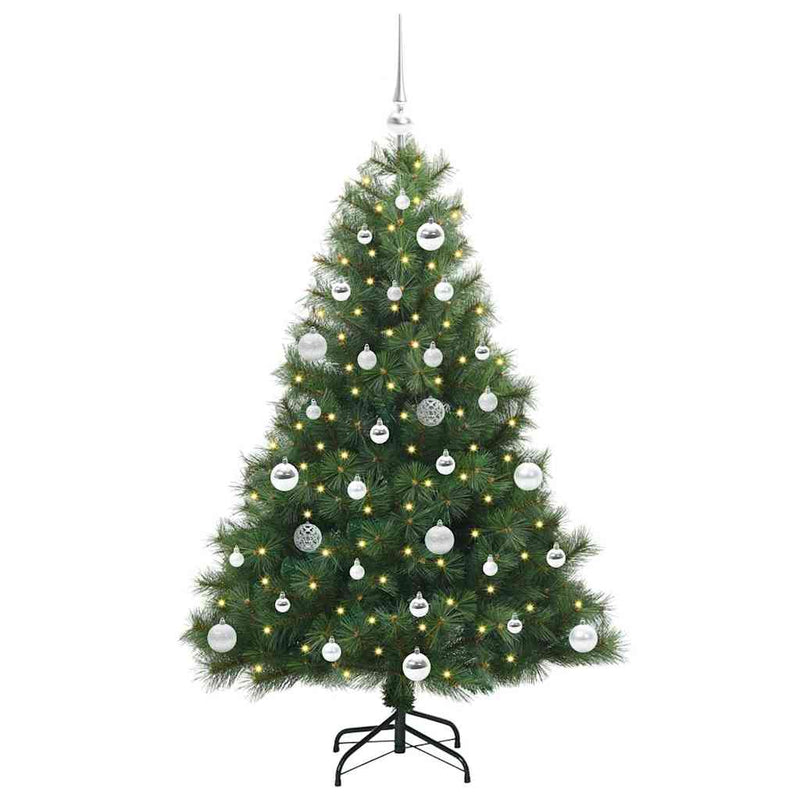 ギャラリービューアに画像をロードする, Vidaxl kunstkerstboom met 150 led met standaard groen 150 cm pe en pvc