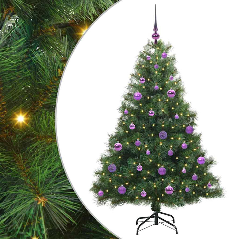 ギャラリービューアに画像をロードする, Vidaxl kunstkerstboom met 150 led met standaard groen 150 cm pe en pvc