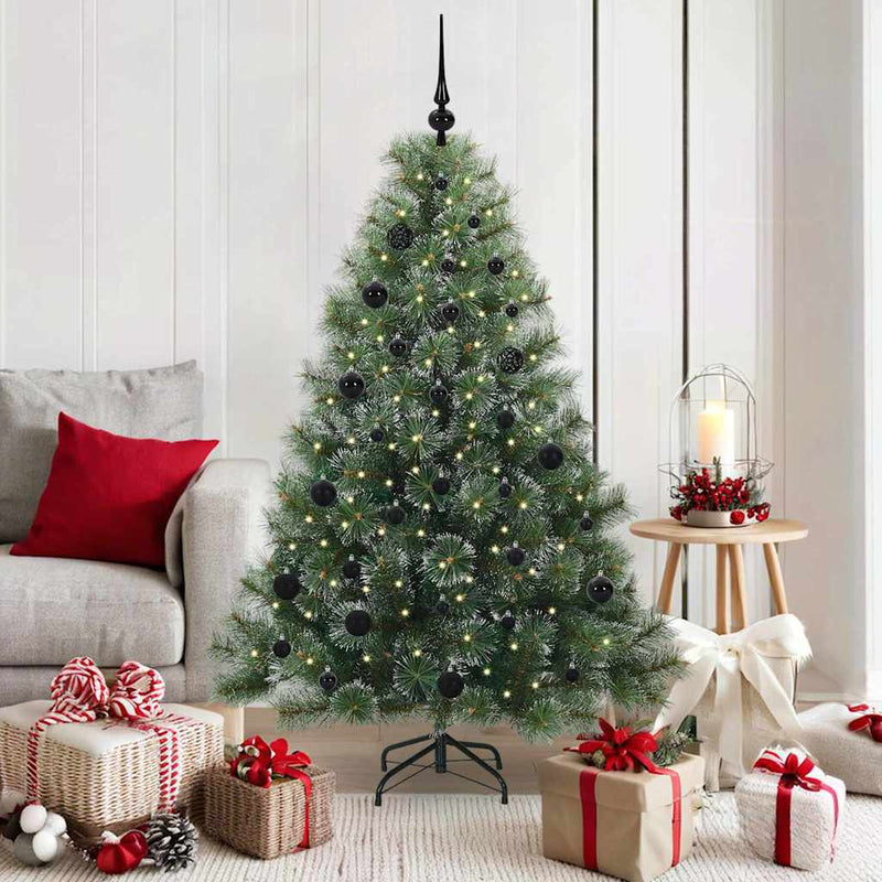 ギャラリービューアに画像をロードする, Vidaxl kunstkerstboom met 150 led met standaard groen 150 cm pe en pvc