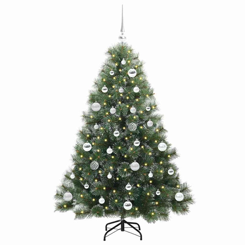 ギャラリービューアに画像をロードする, Vidaxl kunstkerstboom met 150 led met standaard groen 150 cm pe en pvc