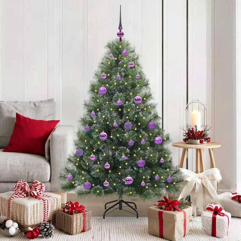 ギャラリービューアに画像をロードする, Vidaxl kunstkerstboom met 150 led met standaard groen 150 cm pe en pvc
