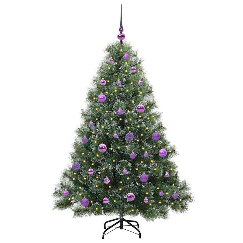 ギャラリービューアに画像をロードする, Vidaxl kunstkerstboom met 150 led met standaard groen 150 cm pe en pvc