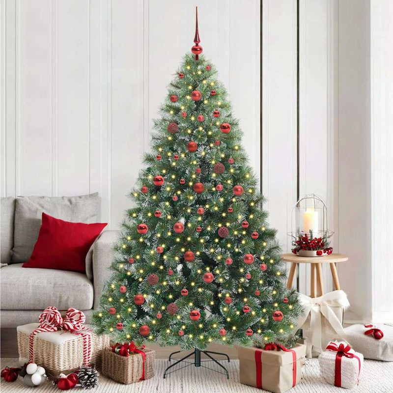 ギャラリービューアに画像をロードする, Vidaxl kunstkerstboom met 300 led met standaard groen 180 cm pe en pvc