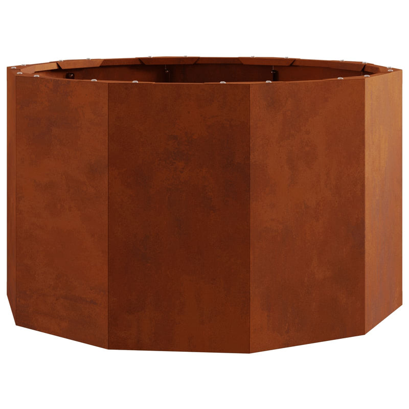 Afbeelding laden in galerijviewer, Vidaxl plantenbak roestig 60 x 60 x 35 cm cortenstaal
