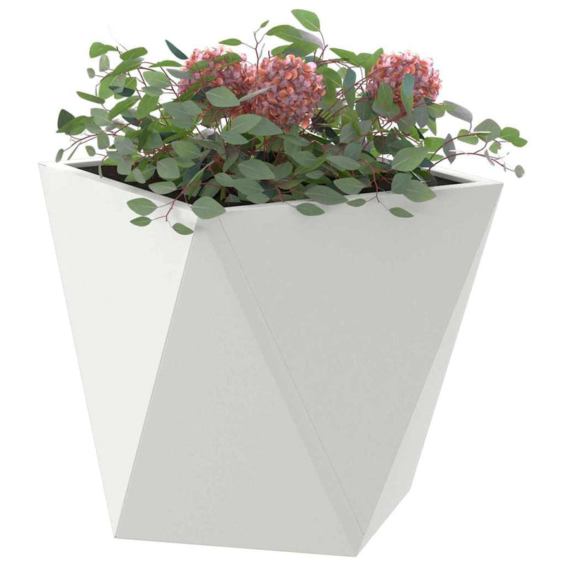 ギャラリービューアに画像をロードする, Vidaxl plantenbak 2 pcs wit 30 x 30 x 30 cm staal
