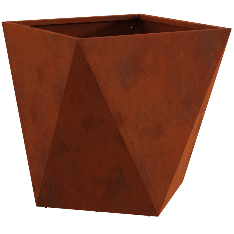 Afbeelding laden in galerijviewer, Vidaxl plantenbak roestig 50 x 50 x 50 cm cortenstaal