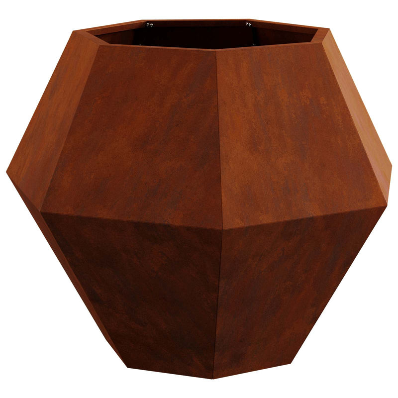 Afbeelding laden in galerijviewer, Vidaxl plantenbak roestig 75 x 75 x 60 cm cortenstaal