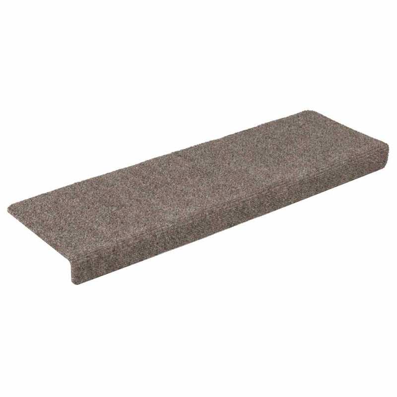 Afbeelding laden in galerijviewer, Vidaxl trapmatten zelfklevend 30 stuks 65x21x4 cm beige rechthoekige rand
