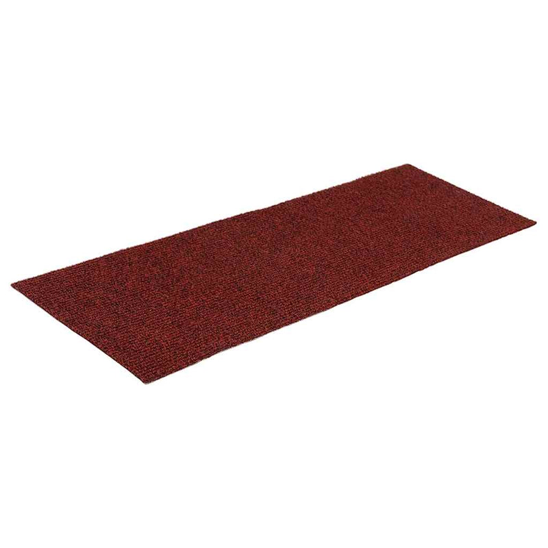 Afbeelding laden in galerijviewer, Vidaxl trapmatten zelfklevend 30 stuks 60x25 cm bordeaux rood rechthoekig
