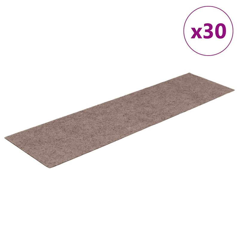 Afbeelding laden in galerijviewer, Vidaxl trapmatten zelfklevend 30 stuks 76x20 cm lichtbruin rechthoekig
