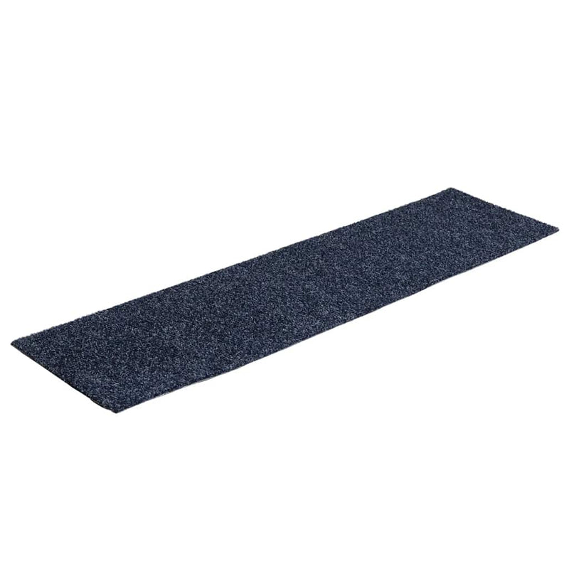 ギャラリービューアに画像をロードする, Vidaxl trapmatten zelfklevend 30 stuks 76x20 cm grijs blauw rechthoekig