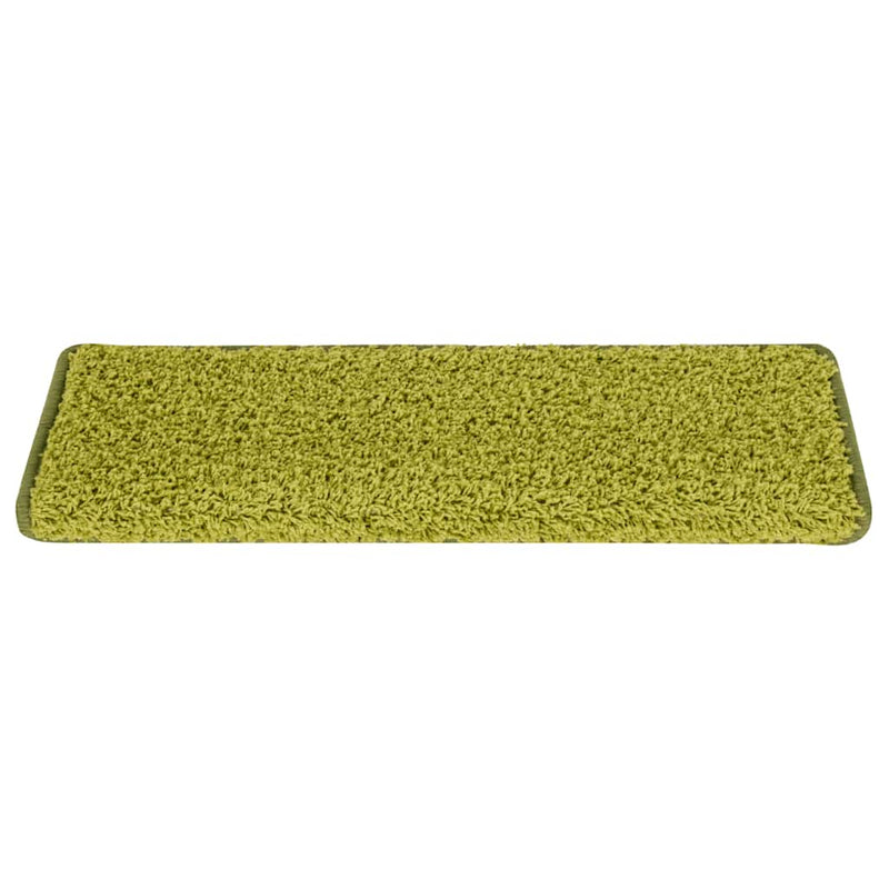Chargez l'image dans la visionneuse de la galerie, Vidaxl trapmatten 30 st 65x21x4 cm groen rechthoekige rand