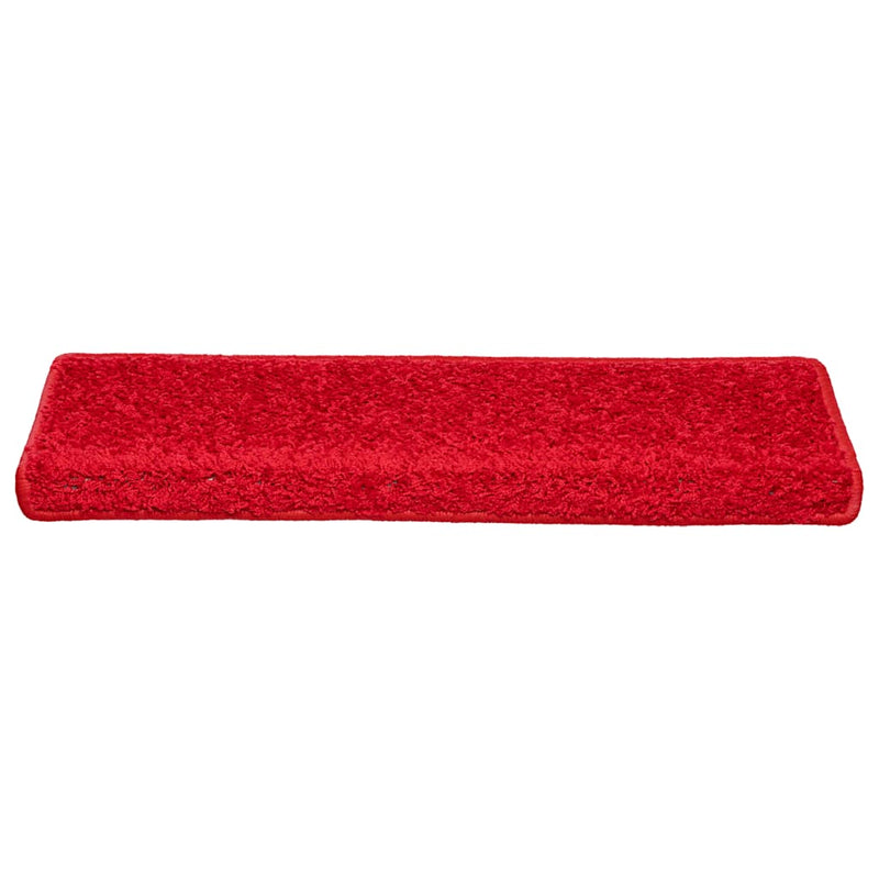 Chargez l'image dans la visionneuse de la galerie, Vidaxl trapmatten 20 st 65x21x4 cm rood rechthoekige rand