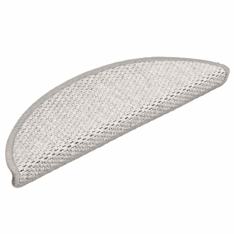 ギャラリービューアに画像をロードする, Vidaxl trapmatten zelfklevend sisal-look 30 st 56x17x3 cm platina