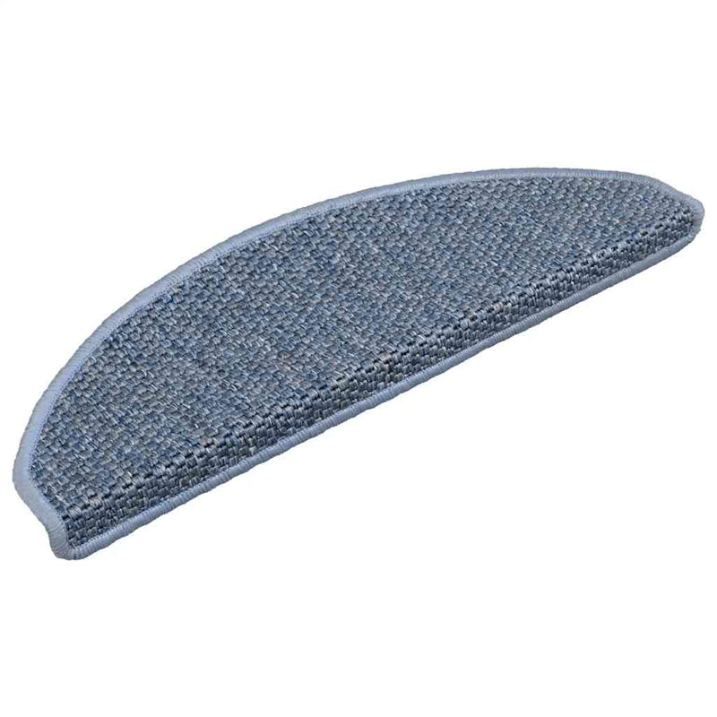 Afbeelding laden in galerijviewer, Vidaxl trapmatten zelfklevend sisal-look 30 st 65x21x4 cm blauw