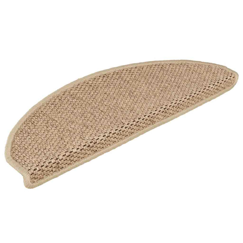 ギャラリービューアに画像をロードする, Vidaxl trapmatten zelfklevend sisal-look 30 st 65x21x4 cm zand