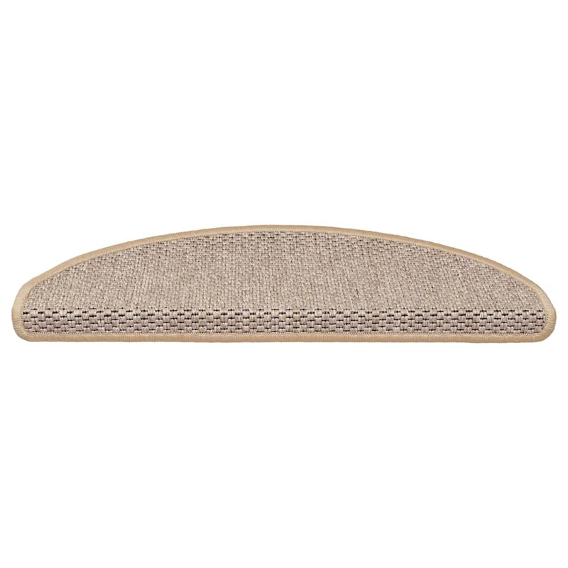 ギャラリービューアに画像をロードする, Vidaxl trapmatten sisal-look zelfklevend 30 st 65x21x4 cm lichtbeige