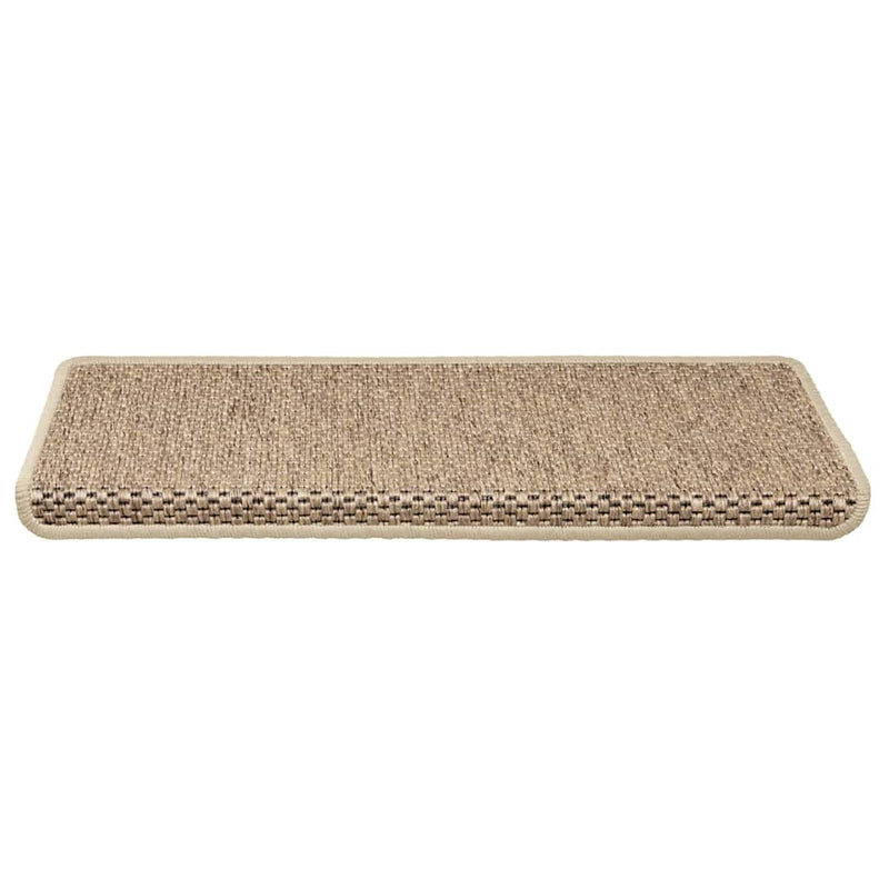 Chargez l'image dans la visionneuse de la galerie, Vidaxl trapmatten zelfklevend 30 st sisal-look 65x21x4 cm zandkleurig