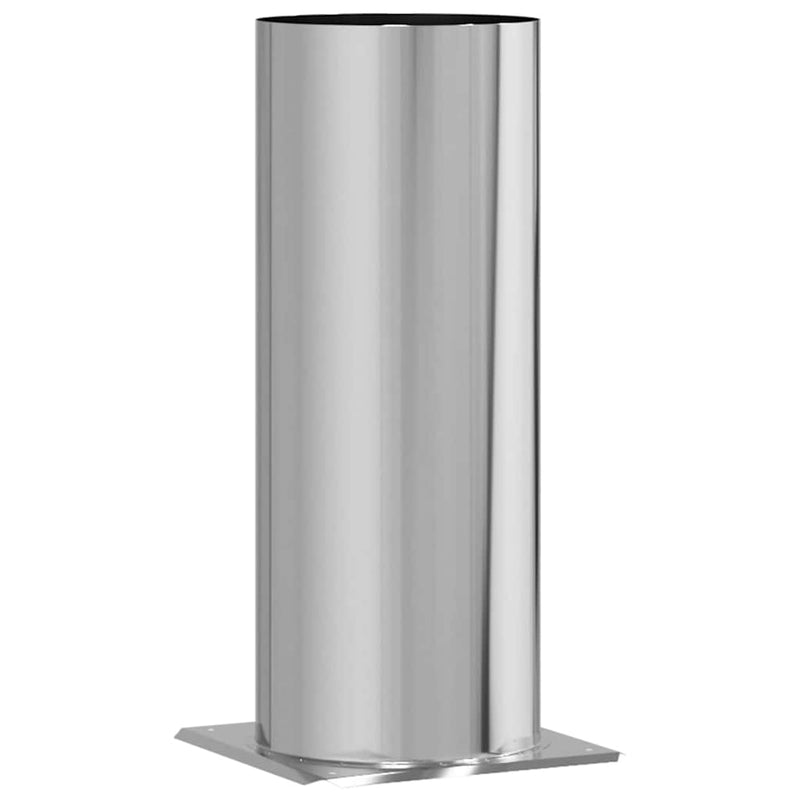 ギャラリービューアに画像をロードする, Vidaxl schouwkop verlenging zilver 31 x 31 x 50 cm roestvrij staal