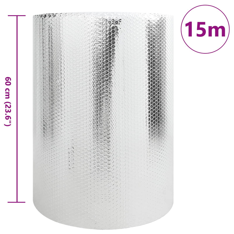 Chargez l'image dans la visionneuse de la galerie, Vidaxl radiatorfolie zilver 30 x 0.6 m polyetheen