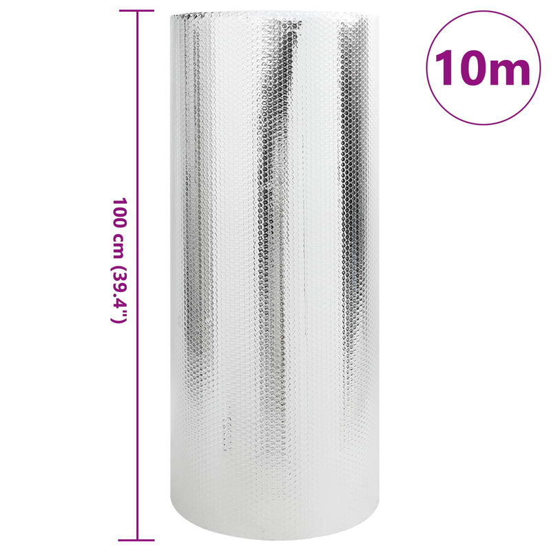 Chargez l'image dans la visionneuse de la galerie, Vidaxl radiatorfolie zilver 10 x 1 m polyetheen